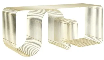 AYTM CURVA Bänk L100 Guld