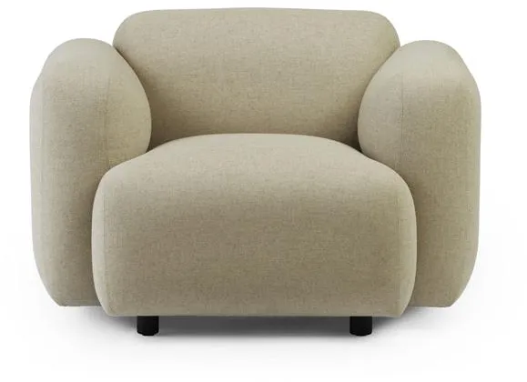 Normann Copenhagen Swell-fåtölj Ljus Sand MLF20