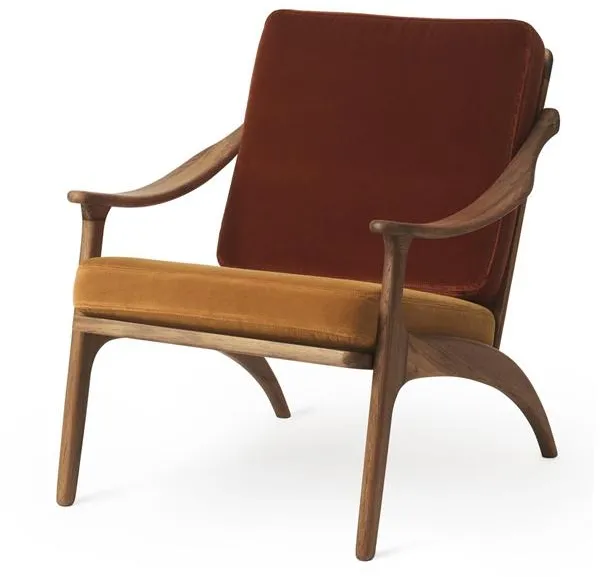 Warm Nordic Lean Back -fåtölj i teak/Ritz 37011688
