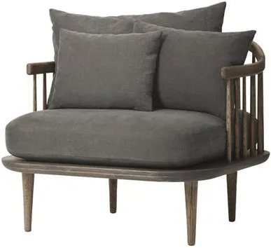 &Tradition Fly SC1 fåtölj Hot Madison 093/rökt ek