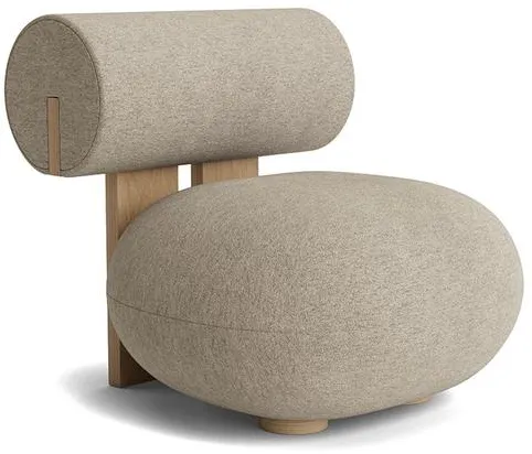 NORR11 Hippo-fåtölj ek/Barnum Col 3